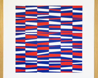 Brian Reinker, Bauhaus 5, 2021, 84 x 84